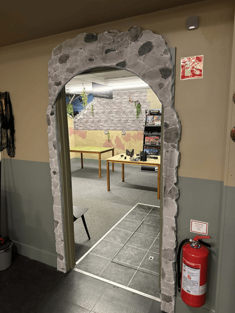 Warhammer gaming room