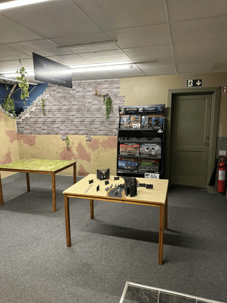 Warhammer gaming room
