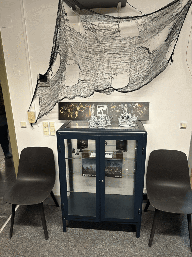 Warhammer gaming room
